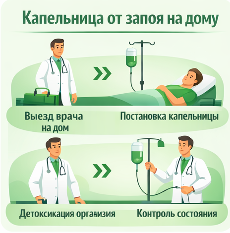 капельница от запоя в Рыльске в клинике Санати